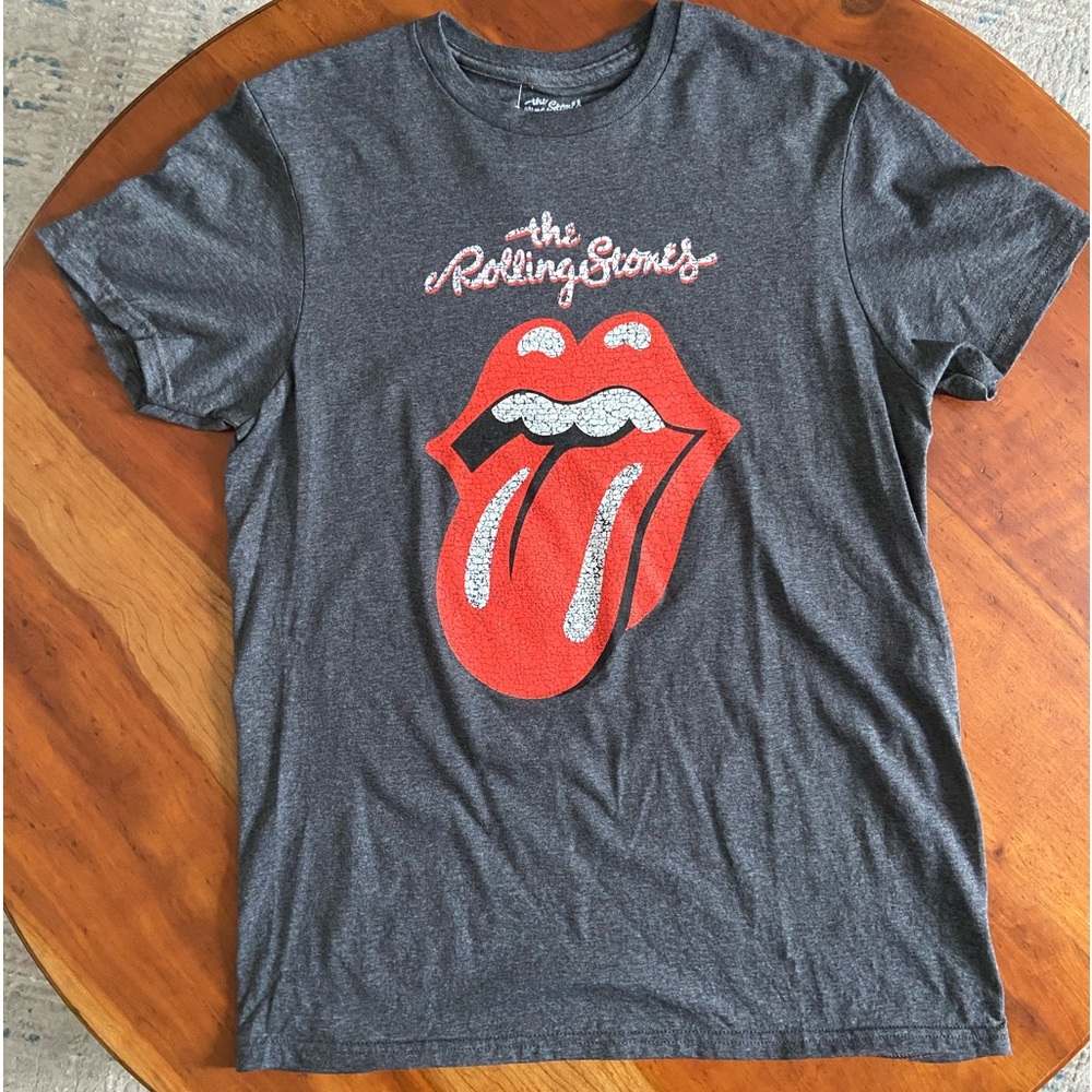 NWT The Rolling Stones Men’s Graphic T-shirt Gray Size Medium